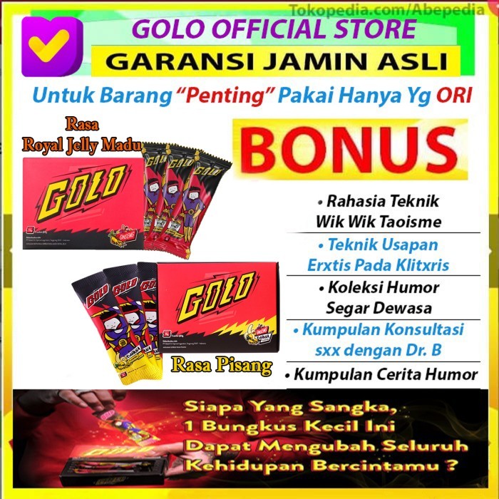 Terlaris Golo Original Bpom Herbal Stamina Pria Minuman Pria Dewasa Tahan Lama