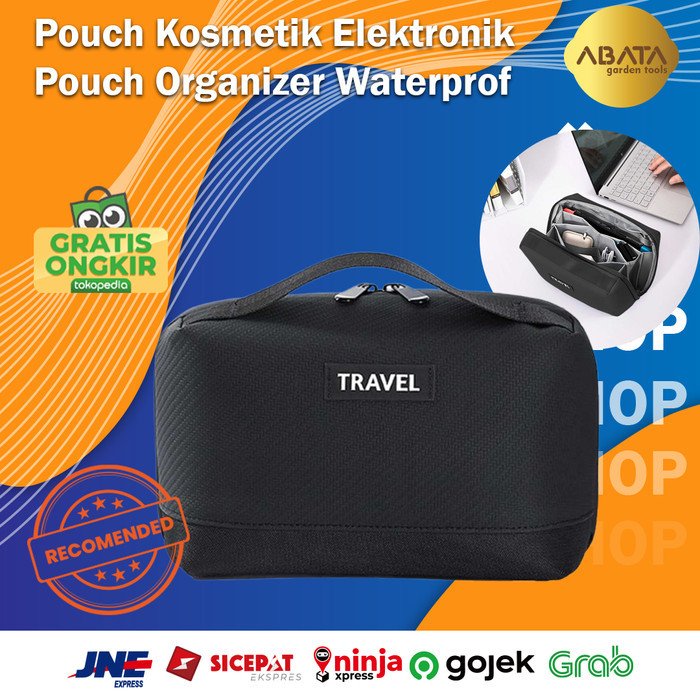 TAS TRAVEL ORGANIZER POUCH WATERPROOF POUCH ELEKTRONIK POUCH BAG TRAVEL POUCH ORGANIZER BAG TRAVEL