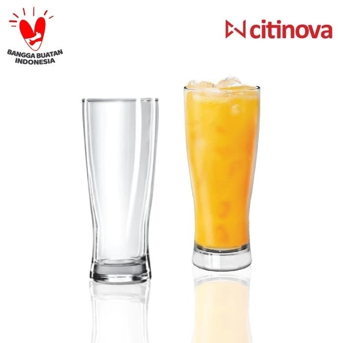 GELAS PORTO 6 PCS - GELAS TINGGI KACA TEBAL / MILKSHAKE JUS SUSU TEH