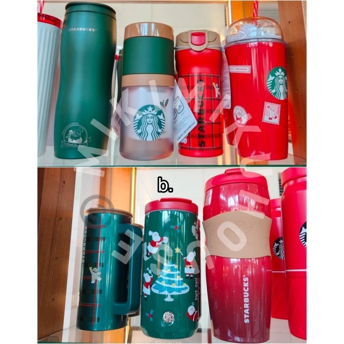 READY STOCK STARBUCKS CHRISTMAS NATAL KOREA TUMBLER