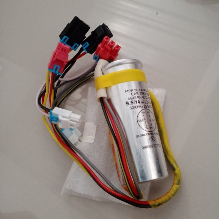 CAPASITOR MESIN CUCI 2 TABUNG LG NEW STOCK