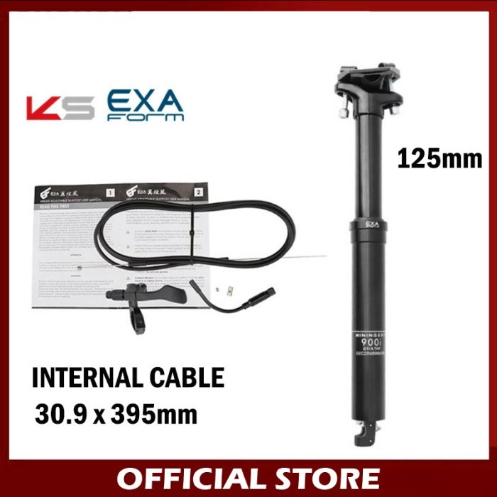 KS EXA Form 900i Dropper Seatpost Hidrolik 30.9 x 395mm Internal Cable