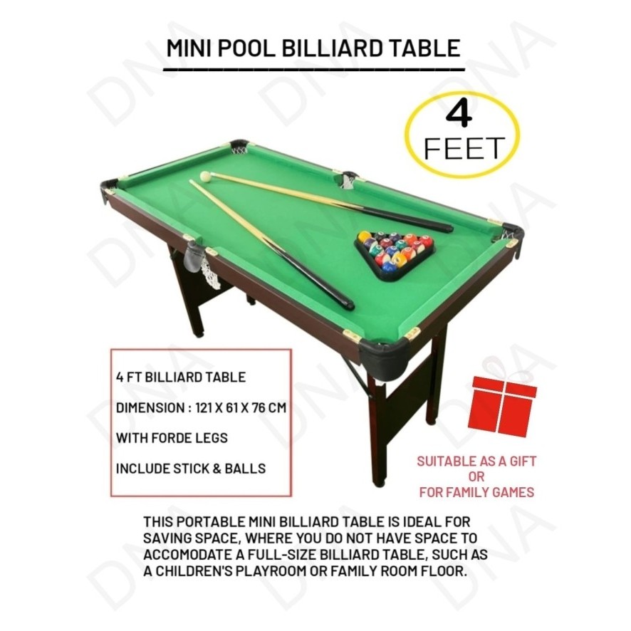 Mini Billiard Table / Mini Pool Table / Meja Billiard Mini - ORIGINAL