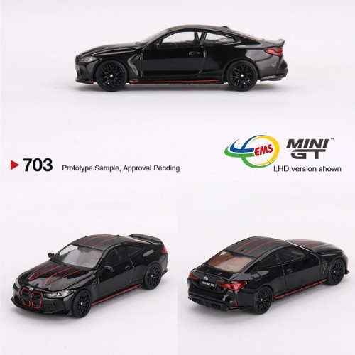 MGT00703 - MINI GT BMW M4 CSL Black Sapphire