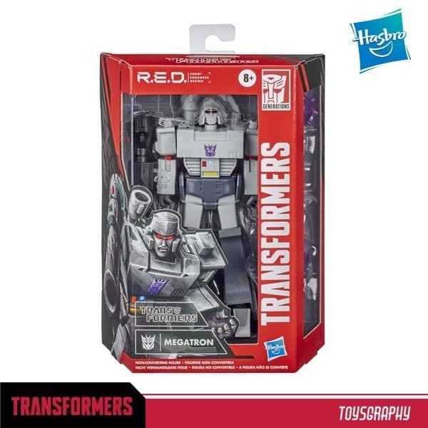 Transformers R.E.D G1 MEGATRON RED Robot Enhanced