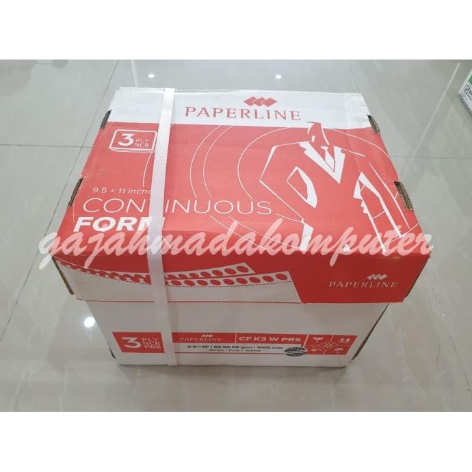 

TERLARIS - Continuous form Paperline 9,5 x 11:2 3ply rangkap 3 CF K3 W PRS