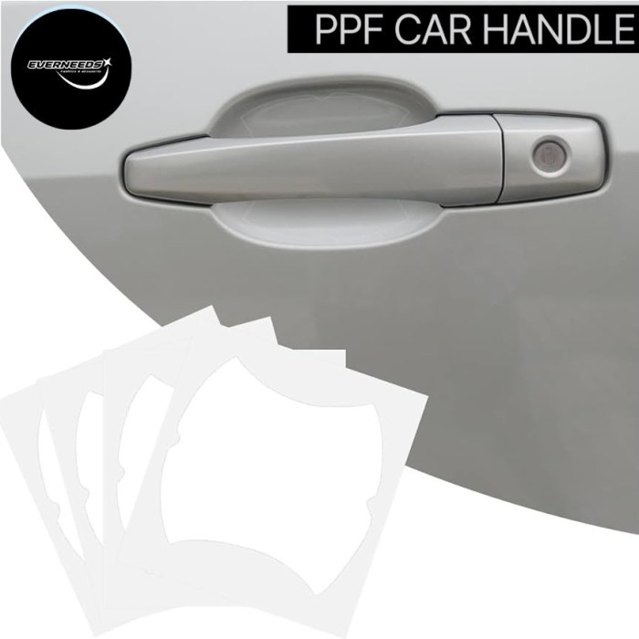 PELINDUNG HANDLE PINTU MOBIL PREMIUM - STICKER HANDLE PPF TEBAL 150MICRON ANTI BARET KUKU TRANSPARAN