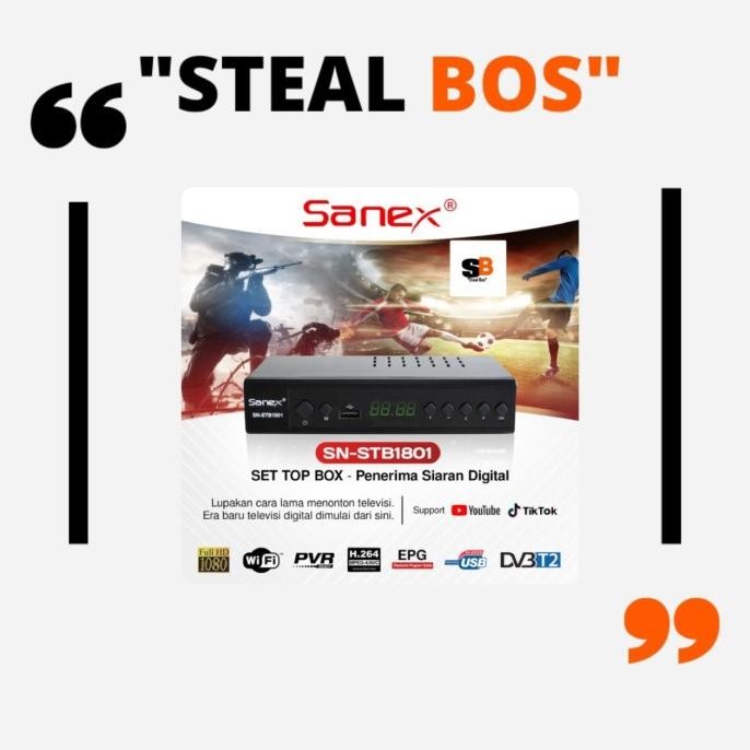 set top box tv digital sanex / 1080 HD/ set top box sanex SN-STB1801