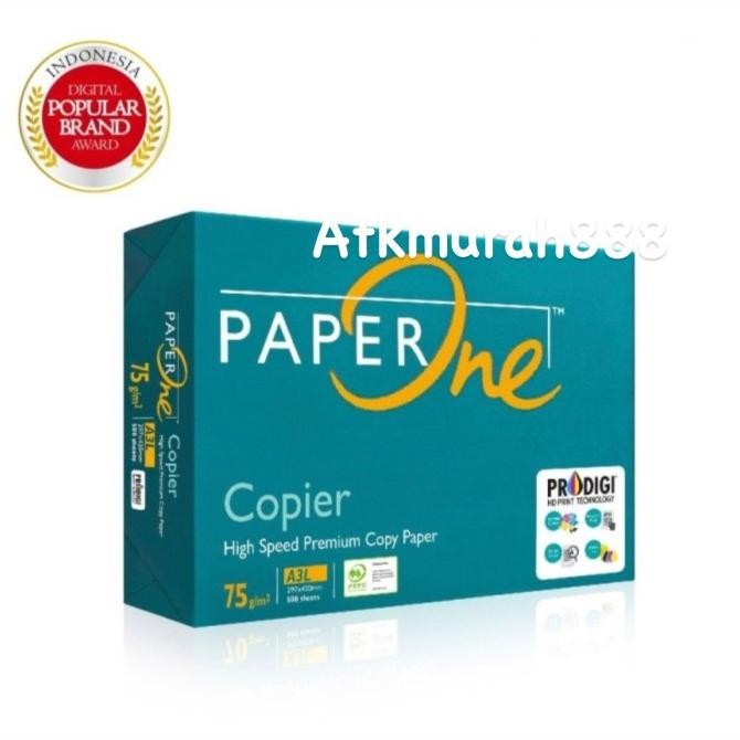 

Paperone A3 75 gram /khusus Gosend Grab / Kertas HVS Paling Murah/Box
