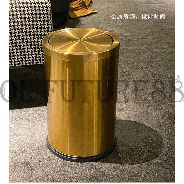 TONG SAMPAH GOLD SS304/TEMPAT SAMPAH KAMAR MANDI GOLD,HITAM GOLD