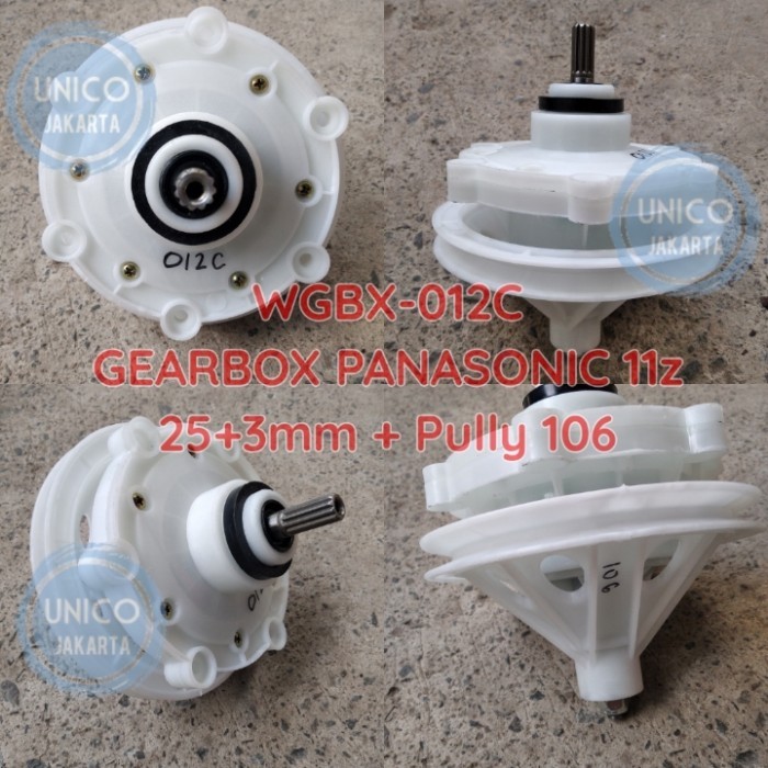 GEARBOX MESIN CUCI PANASONIC + PULLY