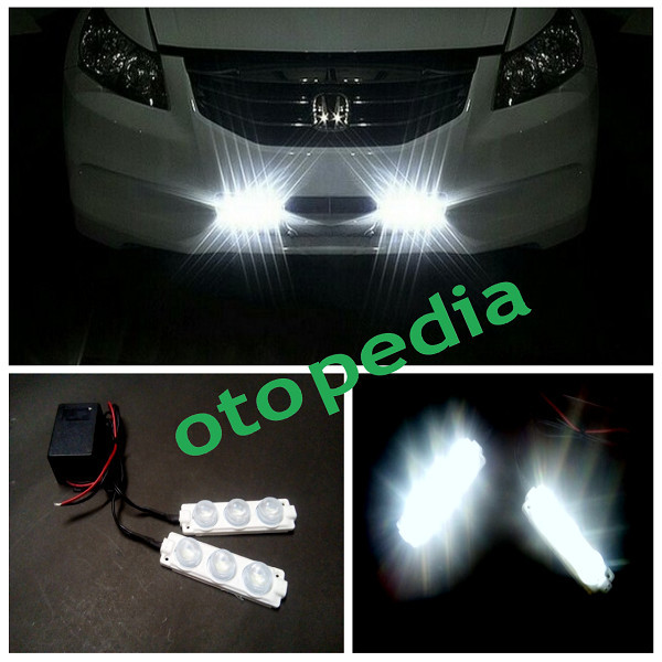 LAMPU STROBO GRILL DEPAN 3 LED SANGAT TERANG