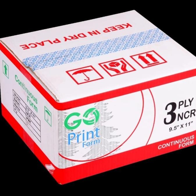 

TERMURAH - Continuous Form 9.5 x 11 3 Ply NCR (Bisa request bagi 2)