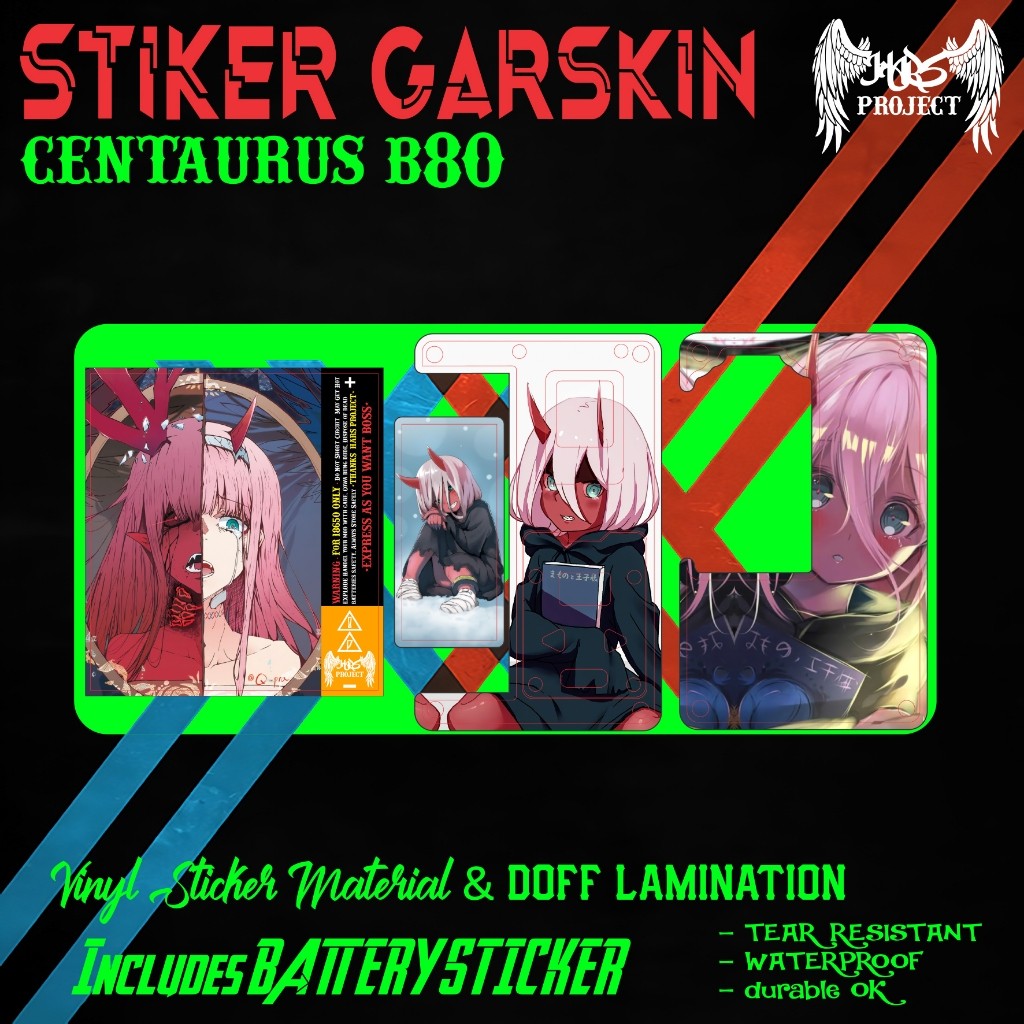 

*Premium Quality* Stiker Inner Zero Two Darling In The Franxx Type 4 Garskin Custom Stiker Maxdecal Bkn Case COD
