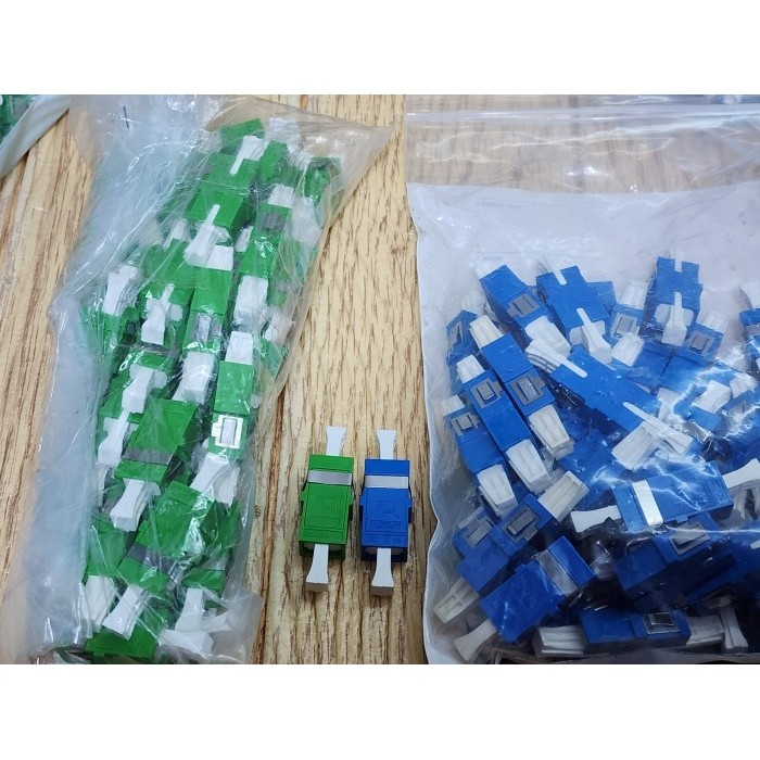 FIBER OPTIK ADAPTER KONEKTOR ORIGINAL LC TO LC UPC DUPSIMPLEX