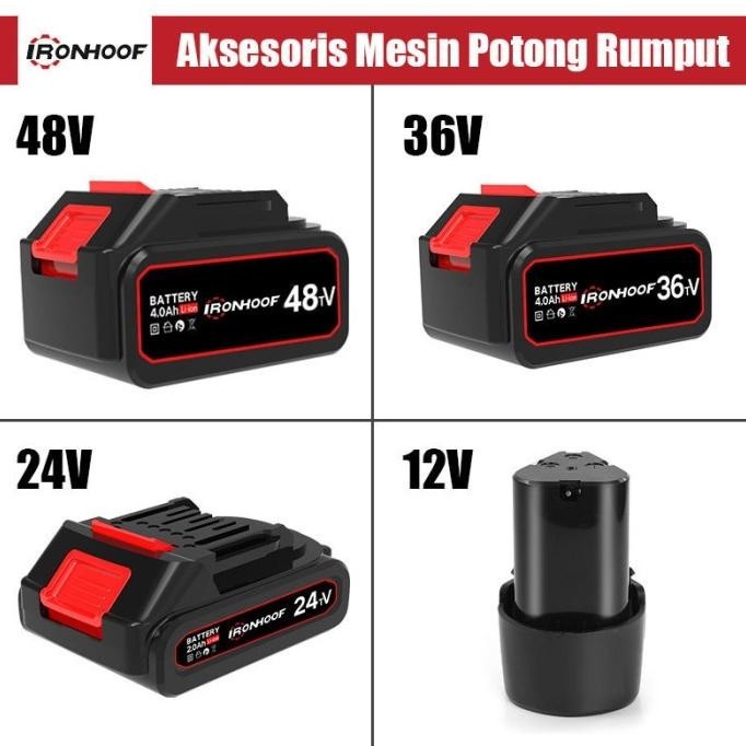 IRONHOOF LXT BATERAI 12V/24V/36V/48V BATERAI LITIUM