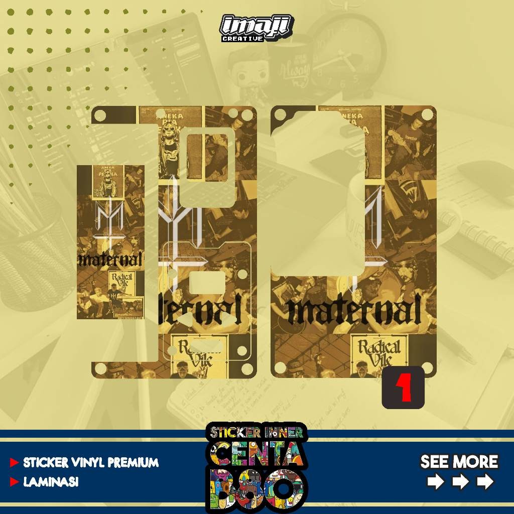 

*Premium Quality* B80 Imaji Creative 1 Garskin Custom Stiker Maxdecal Bkn Case COD