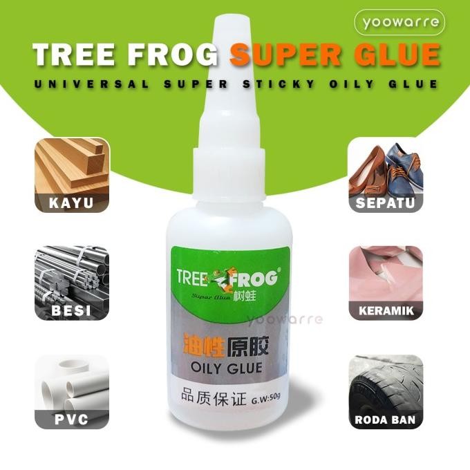 Terbaru Lem super kuat ORIGINAL TREE FROG Serbaguna - Lem Setan