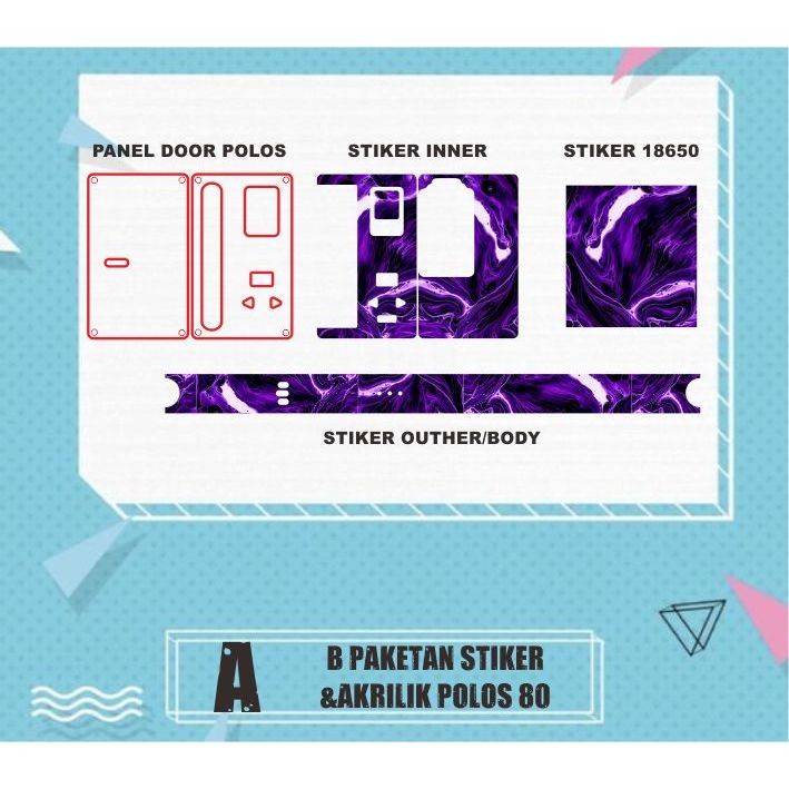 *Premium Quality* Stiker Vynil Laminasi Doff Akrilik Polos 80 Garskin Custom Maxdecal Bkn Case COD