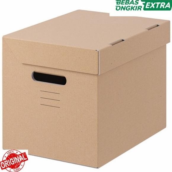 

Terlaris Box Kotak Kardus Wadah Penyimpanan Serbaguna 25x34x26cmOriginal_Coklat COD