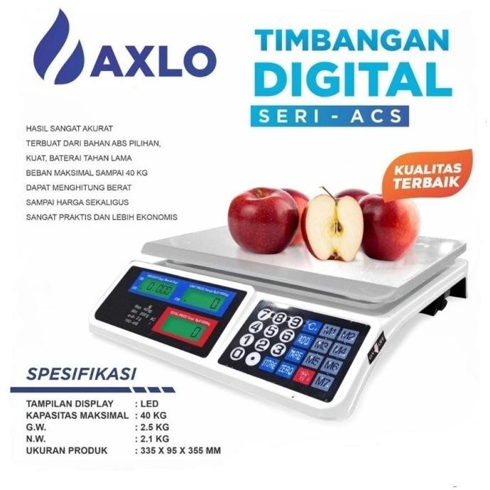 Timbangan Buah Digital 40 Kg Gsf Timbangan Baju Laundry Sayur Buah Radiatiaanggara