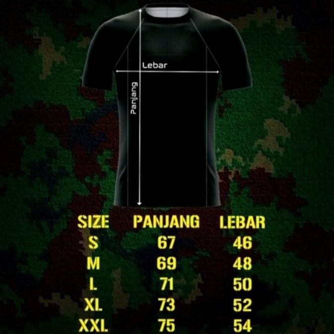 Baju Kaos Kopasgat Kopaskhas TNI AU / Jersey Paskhas Lengan Pendek TNI TEB