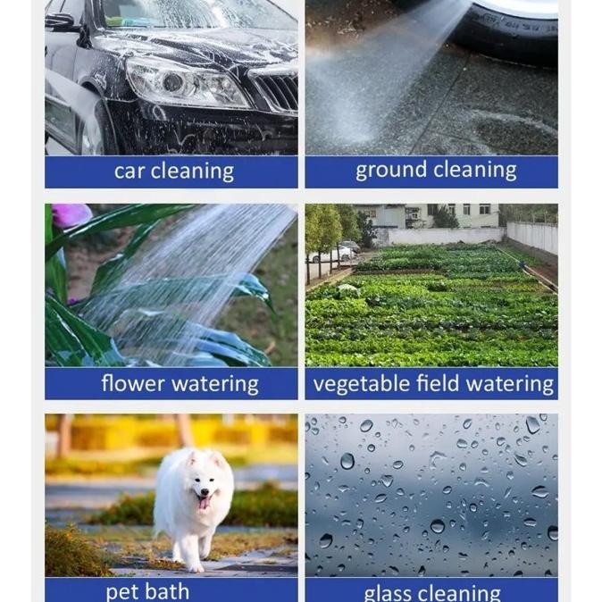 SEPAKET SEMPROTAN SELANG AIR 20 25 METER SELANG TAMAN CUCI MOTOR MOBIL