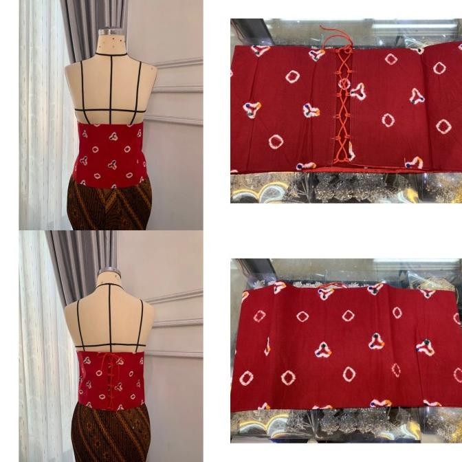 Super Spesial Angkin Jumputan Instan / Stagen Jumputan / Kemben Kebaya Fashion 2024