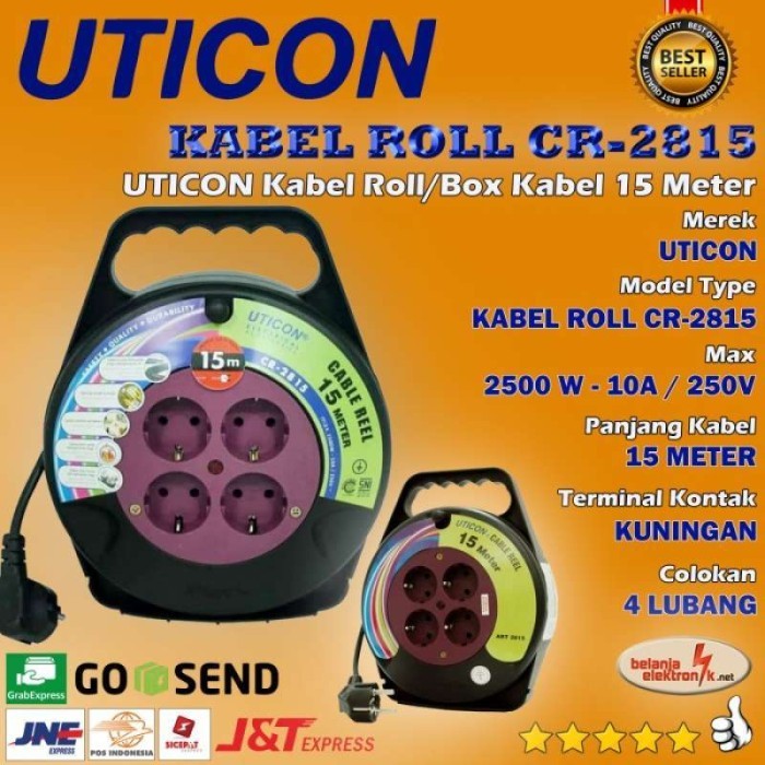 Terl4Ris@ Uticon Cr-2815 Kabel Roll 15M
