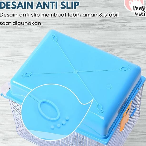 Kandang Hamster - Kandang Hamster 2 Tingkat - Kandang Hamster