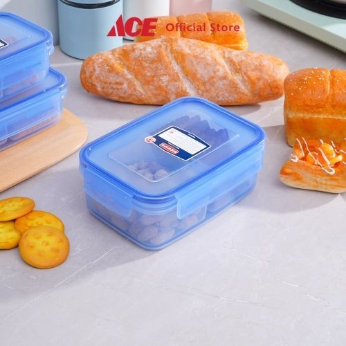 TERJAMIN Komax 900 ml Biokips Wadah Makanan Dengan Sekat Rectangle 90