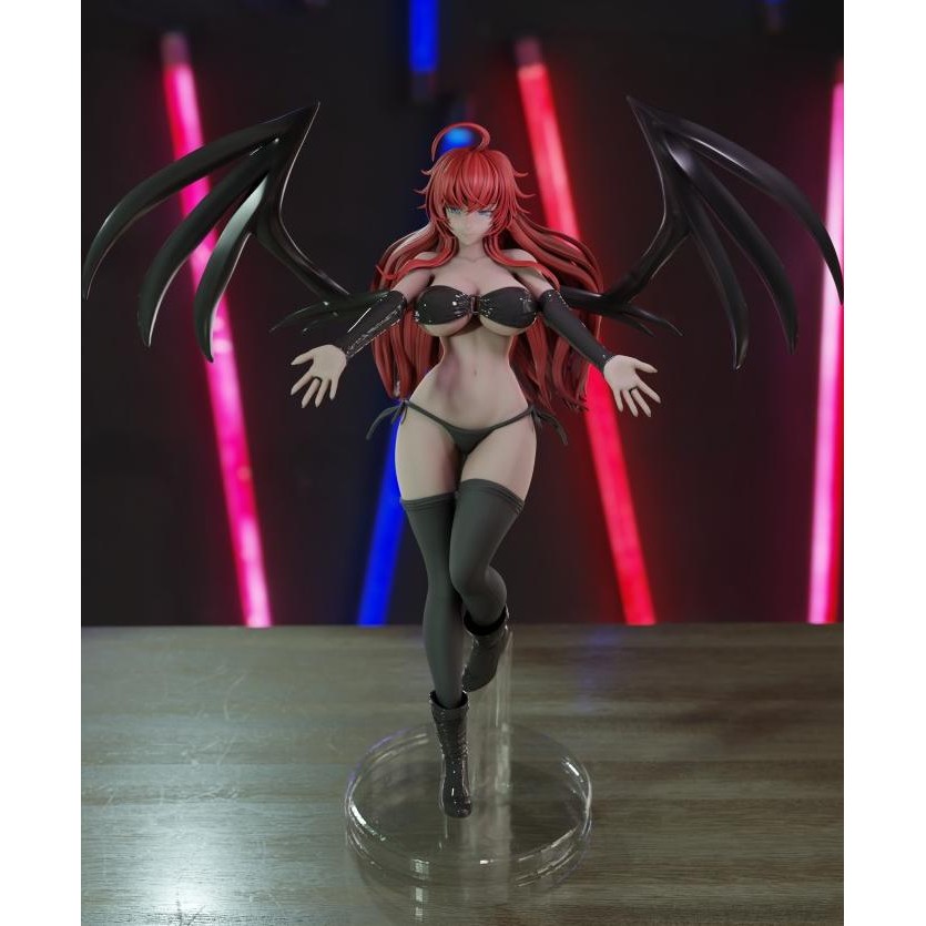 Tersedia Rias Gremory Devil Form High School Dxd Resin Kit Figure