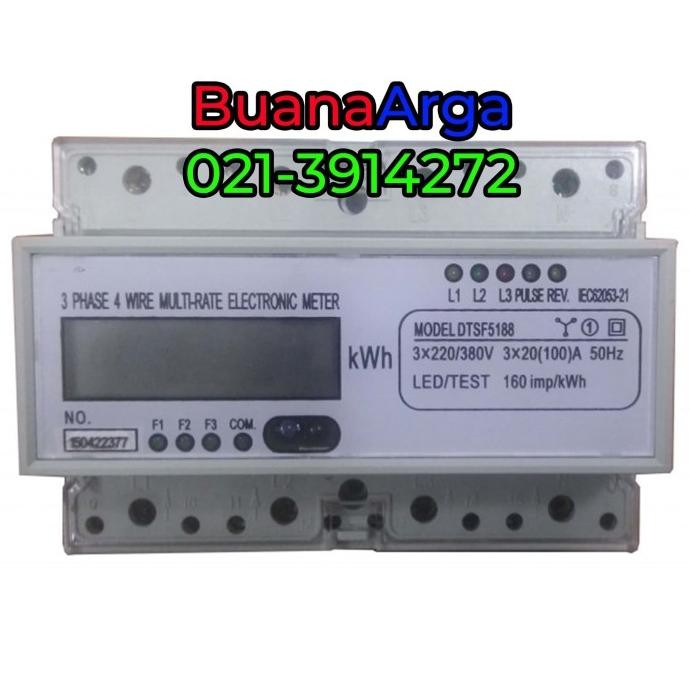 

Double Tarif KwH Meter XTM1250SFCT Digital LCD (Via CT) merk FORT