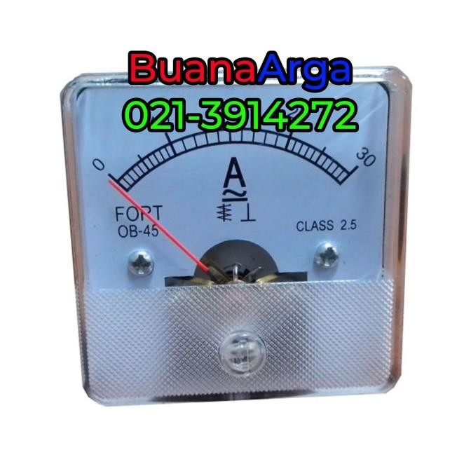 

Analog Panel Meter / Ampere Meter FT-45A / Merk Fort