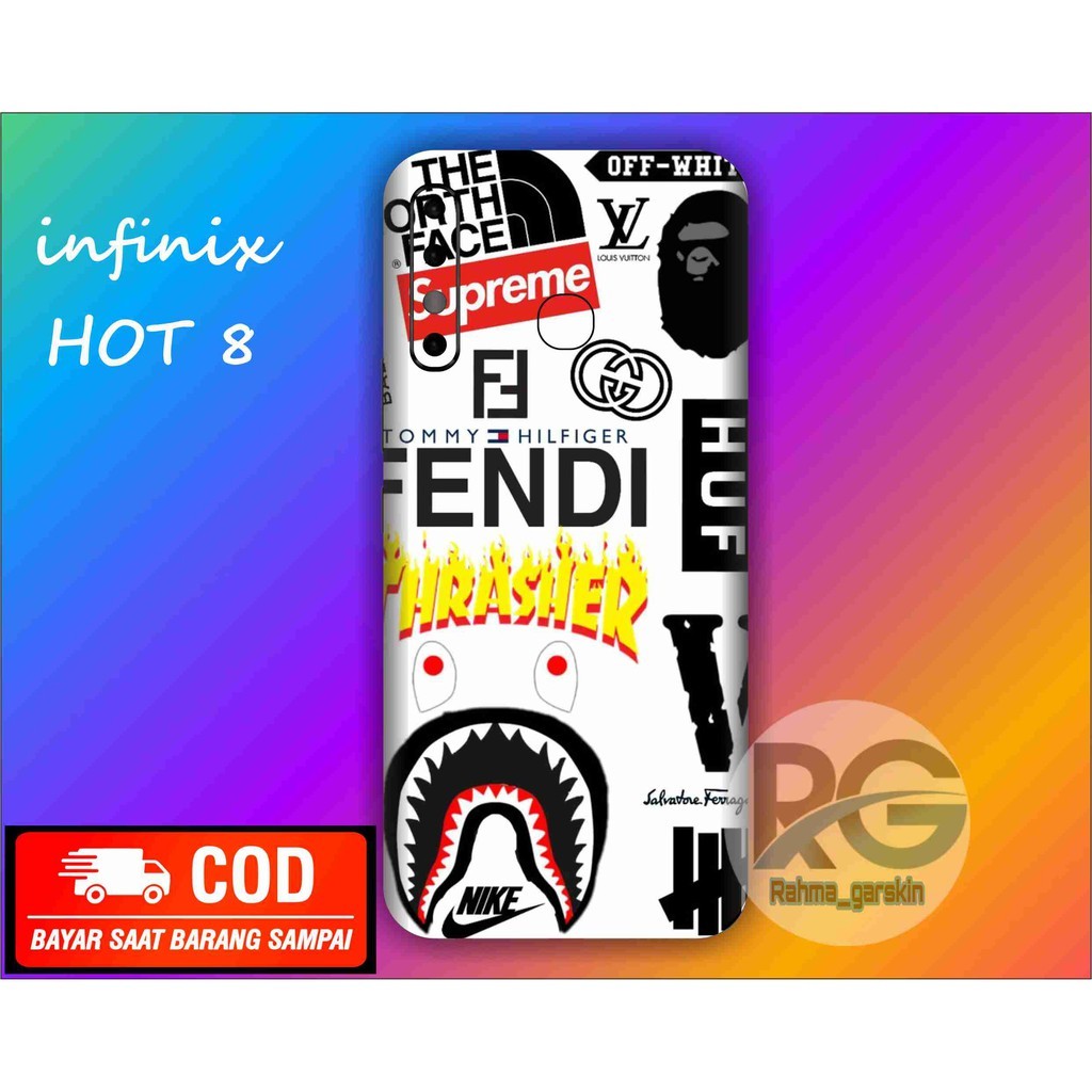 

BestSelling - Infinix Hot 8 Garskin Wrap Stiker Premium (FreeCustomOrder)