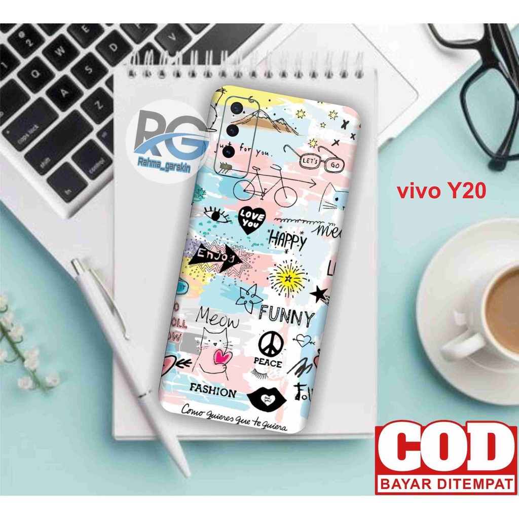 

BestSelling - Vivo Y20 Garskin Wrap Stiker Premium (FreeCustomOrder)