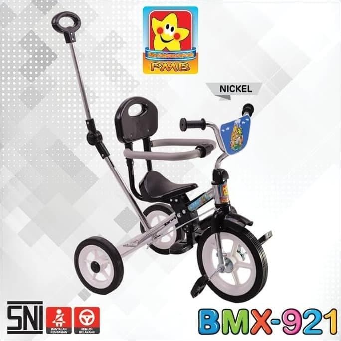 BMX 921 NIKEL MAINAN ANAK SEPEDA RODA TIGA