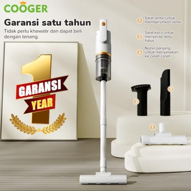COOGER VACUUM CLEANER MINI PORTABLE WIRELESS PENYEDOT DEBU SERBAGUNA