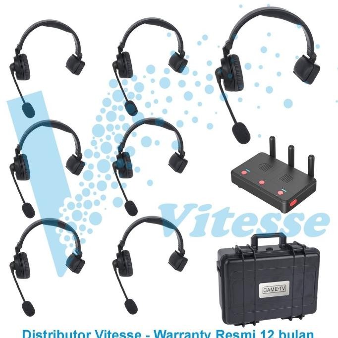 Intercom Duplex Wireless Came Waero 7 Person - spt Clearcom Eartec