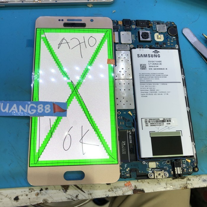 LCD SAMSUNG A710/ A7 2016 + TOUCHSCREEN FULLSET ORI