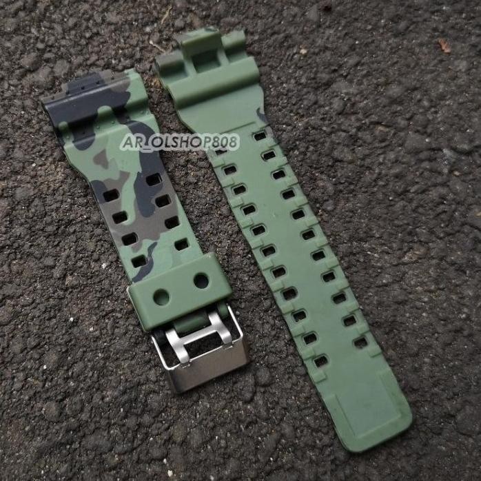 STRAP GSHOCK RUBBER ARMY STRAP AFTERMARKET ARMY GD350 GD-350 GDF100