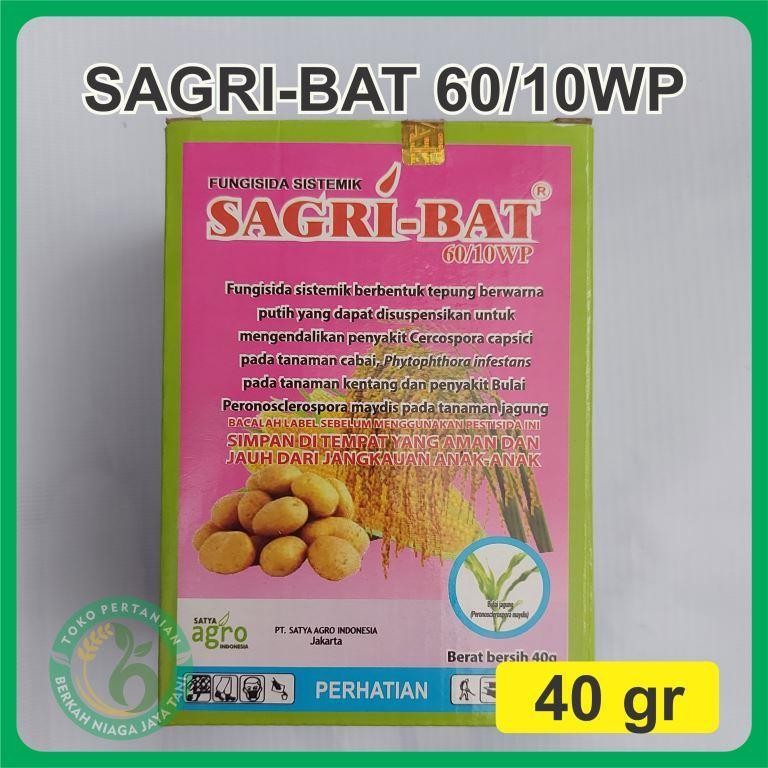 FUNGISIDA SAGRI BAT 60/10 WP 40 GR