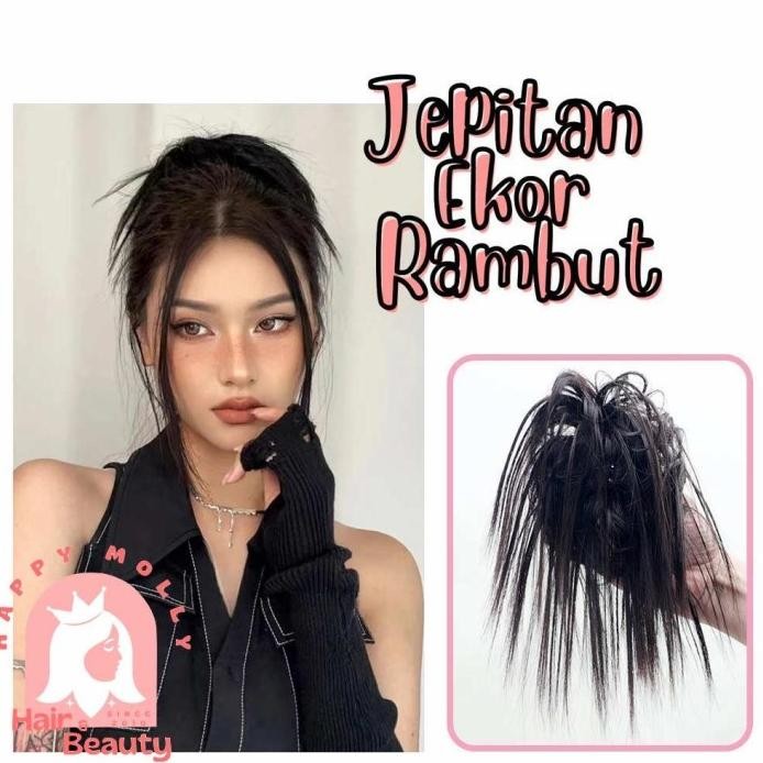 FUN BUN WIG CEPOL - JEPITAN KONDE RAMBUT WANITA KOREA - SANGGUL