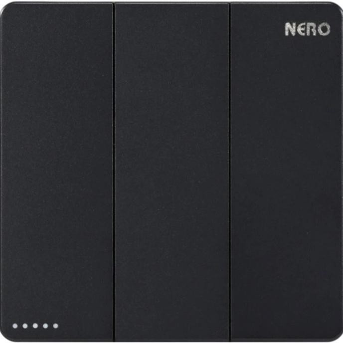 Original saklar triple nero x2 black matte. saklar triple 3 cetekan black nero