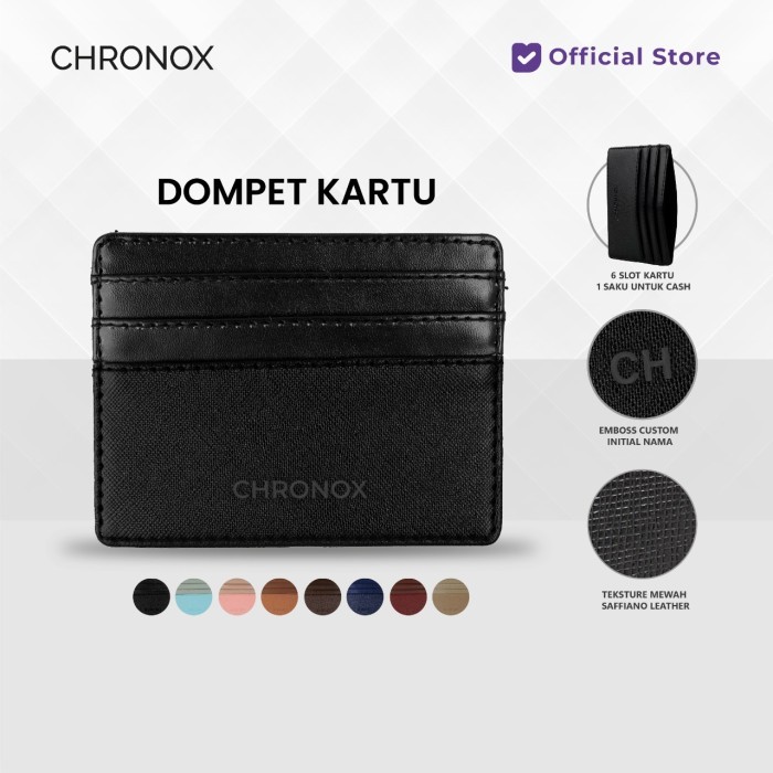 

Sale Chronox Dompet Kartu Pria Wanita Kulit Card Holder - Flex