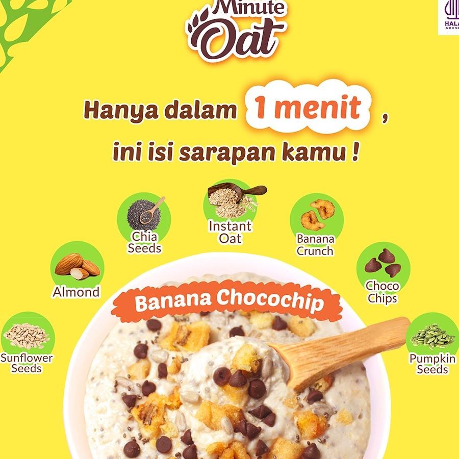 

Instant Oatmeal Nute Oat Granolab Muesli Complete Variant Isi 4Pcs X 65Gr