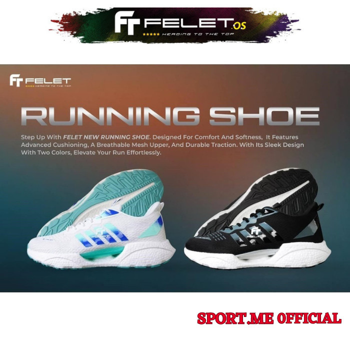 Felet JS5029 JS5030 Jogging Shoes - Sepatu Badminton Original Felet