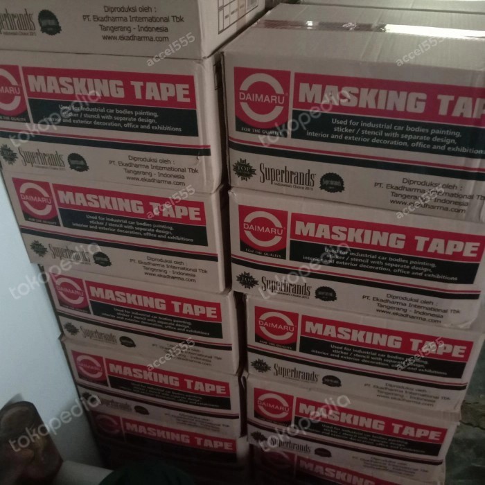 

HARGA DISC - Masking Tape Lakban Kertas Lem Daimaru 1 in inch 24mm 24 mm