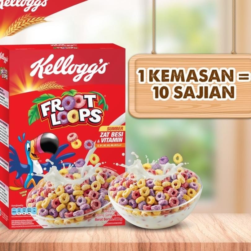 

[Special Bundle] Kelloggs Froot Loops Sereal 2 X 300G