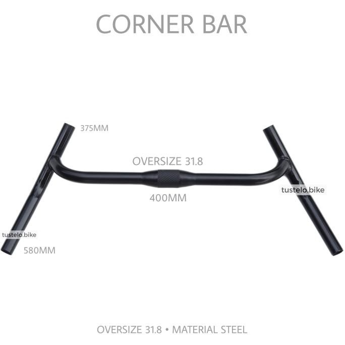 Handlebar Corner Bar Oversize 31.8 Stang model Surly Cornerbar